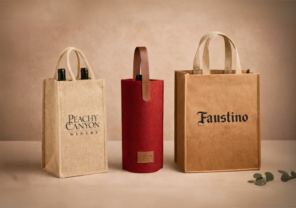 CUSTOM WINE TOTES